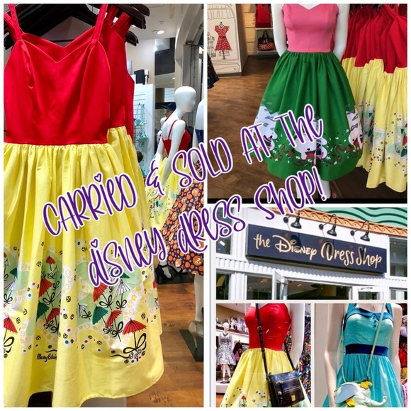 Pinup Couture x Disney Dress Shop Mary Blair Bon Voyage Audrey Tugboat Dress M - Picture 11 of 16